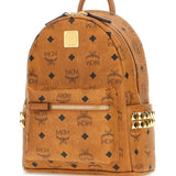Tan bag, front view