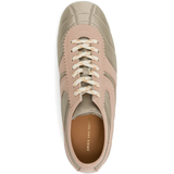 pink sneakers,top view 