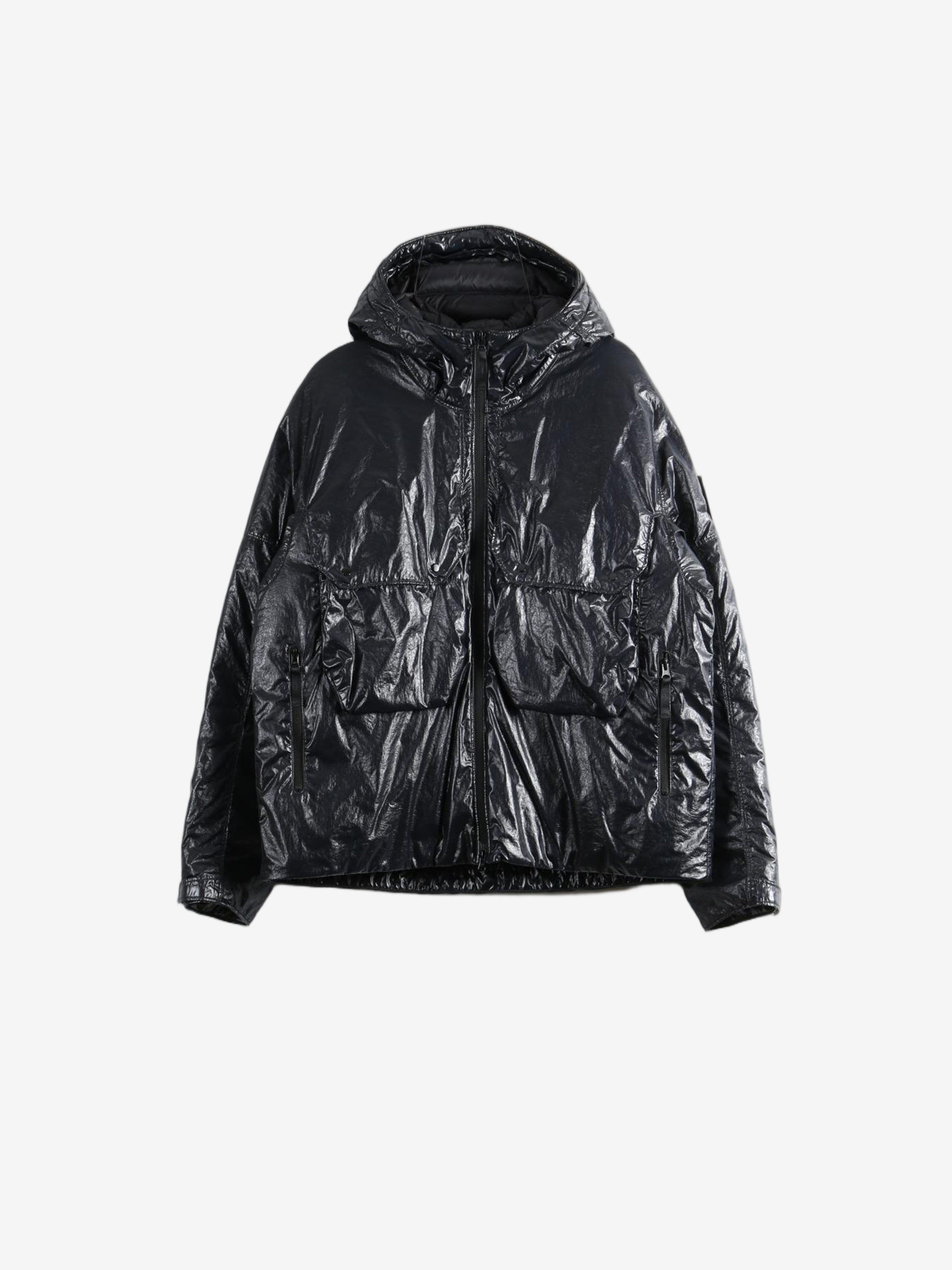 Black jacket, front view