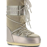 Tan boots, front view