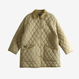 Tan coat, front view