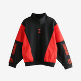 Black coat, front view