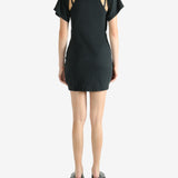 Black dress, full body view