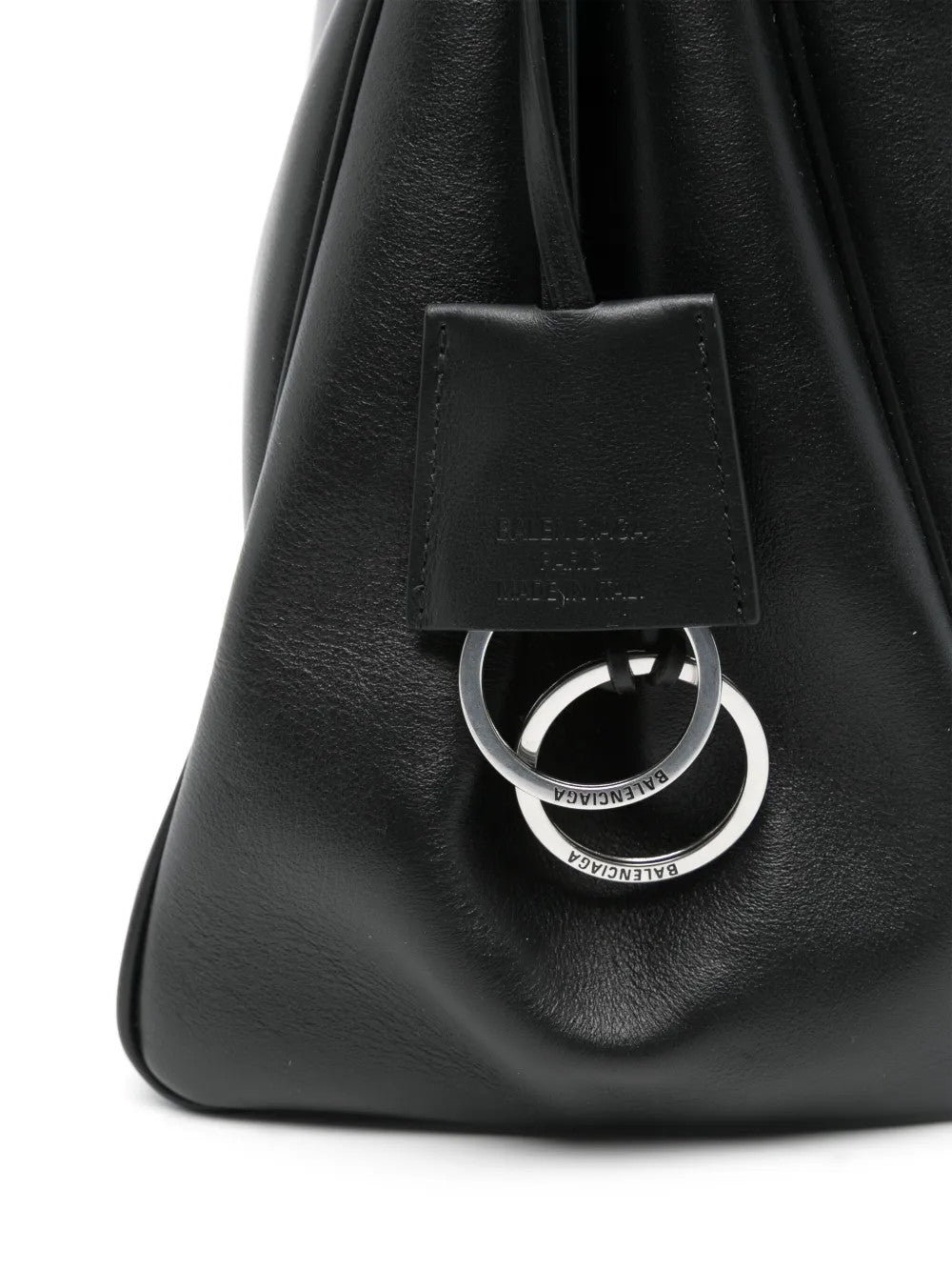 Close up of Black bag, showing detail