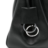 Close up of Black bag, showing detail