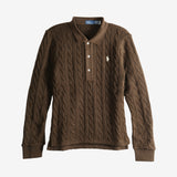 Brown t-shirt, front view