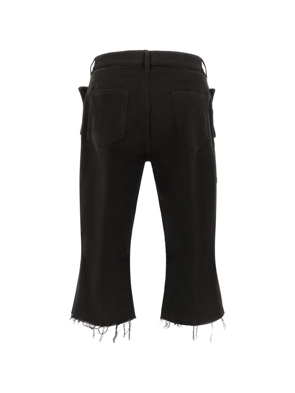 Black pants, back view