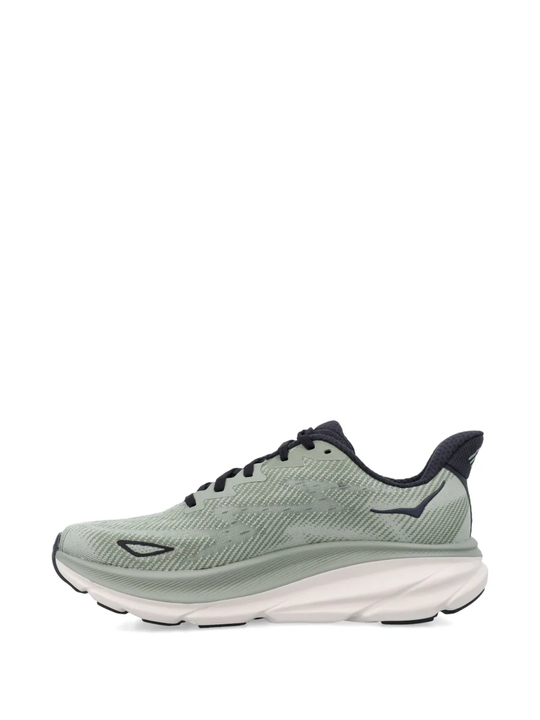 Green shoes, side view