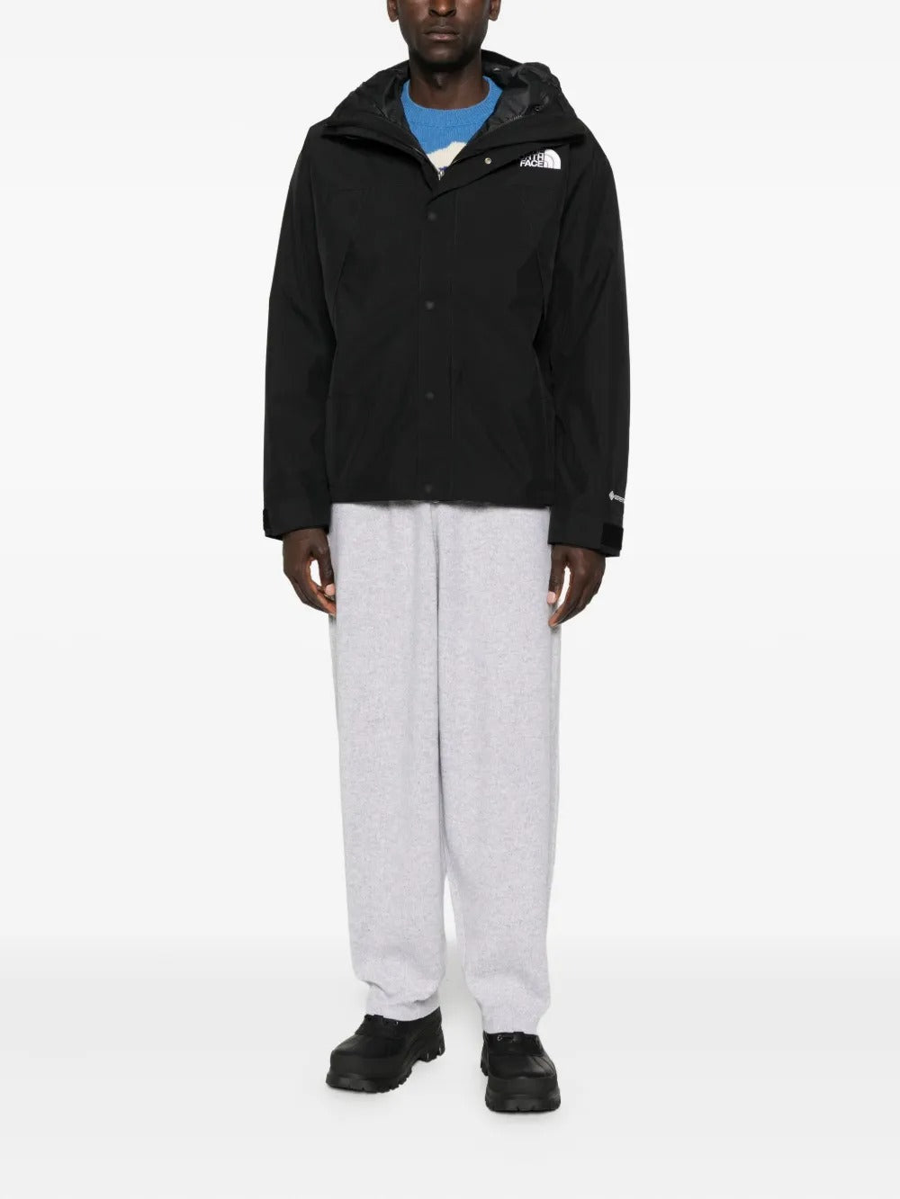 Black jackets, full body view