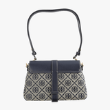 Navy bags, back view