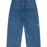 Blue jeans, back view