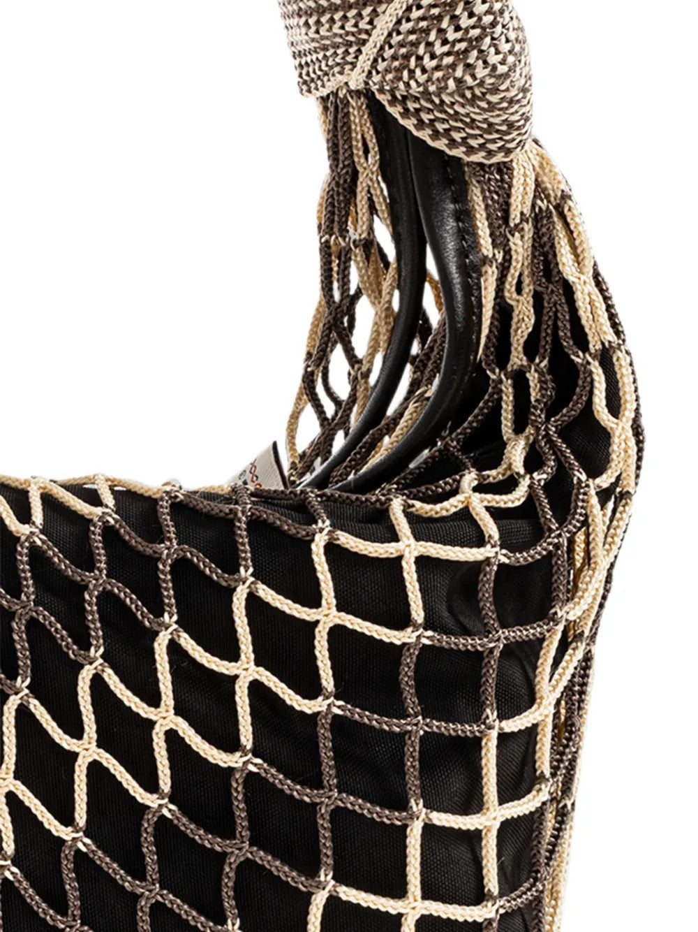 Tan bag, front view