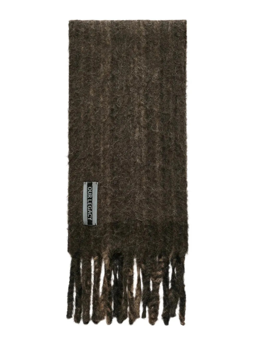 Brown scarf, front view