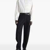 white shirts, full body view