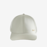 Tan hat, front view