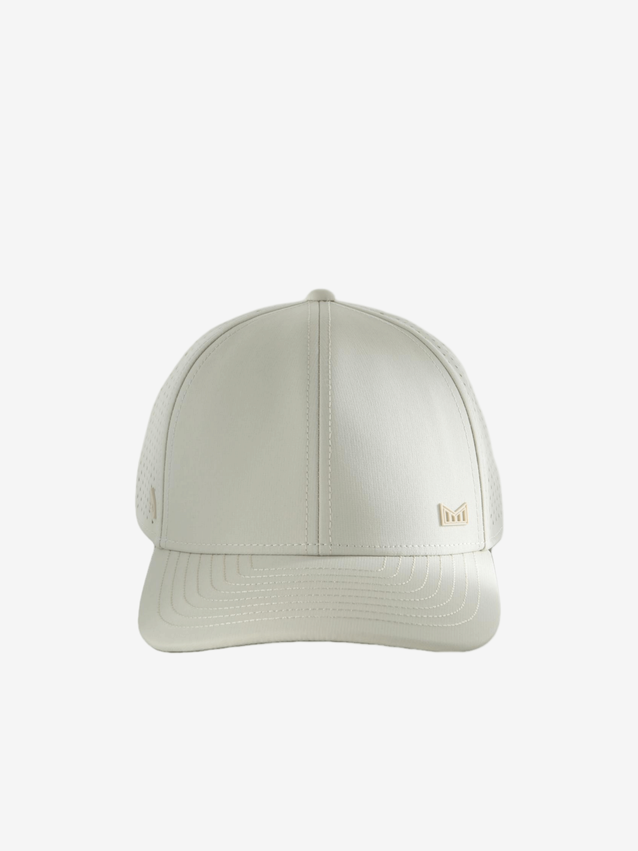 Tan hat, front view