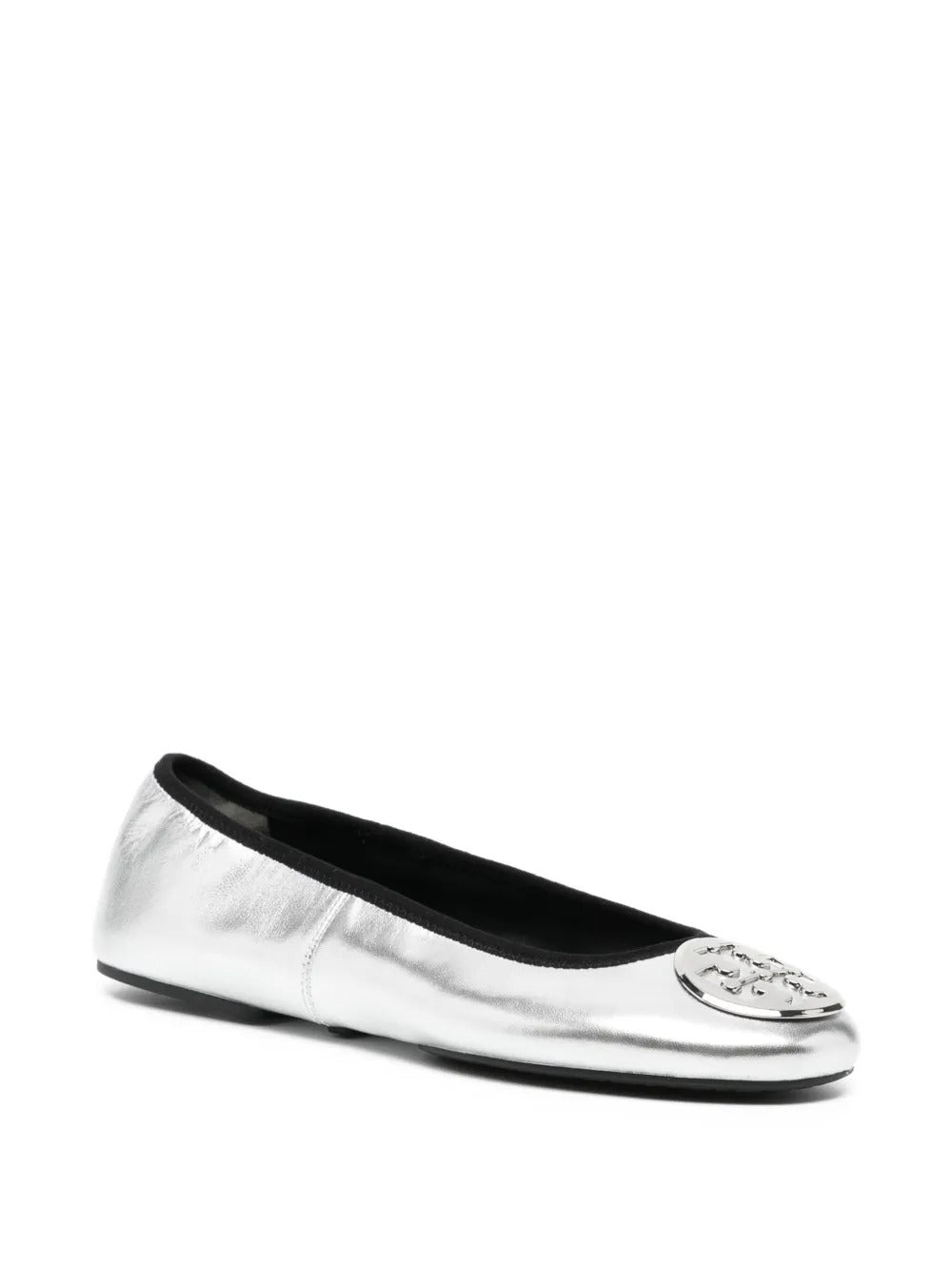 Grey sandals, side view