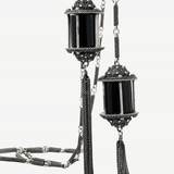 Black jewelry, front view