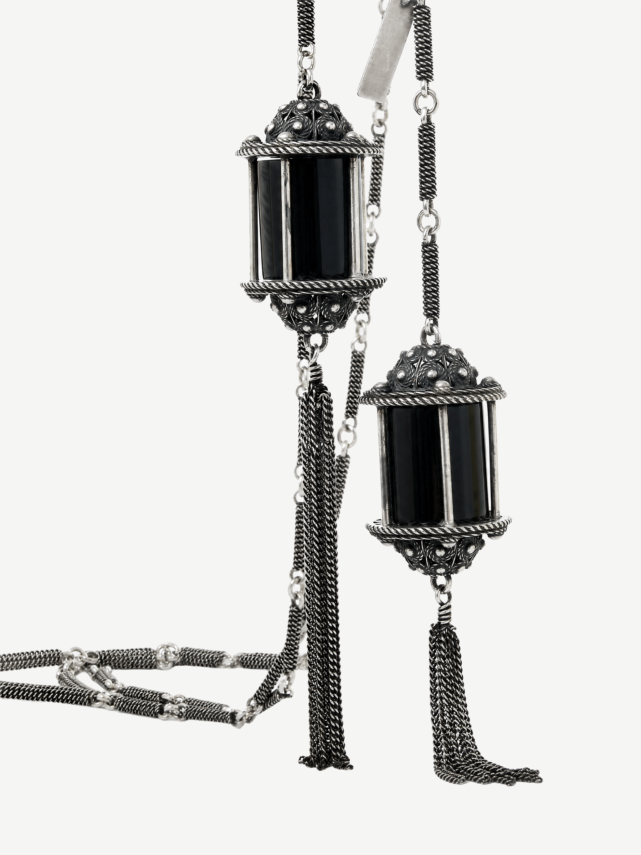 Black jewelry, front view