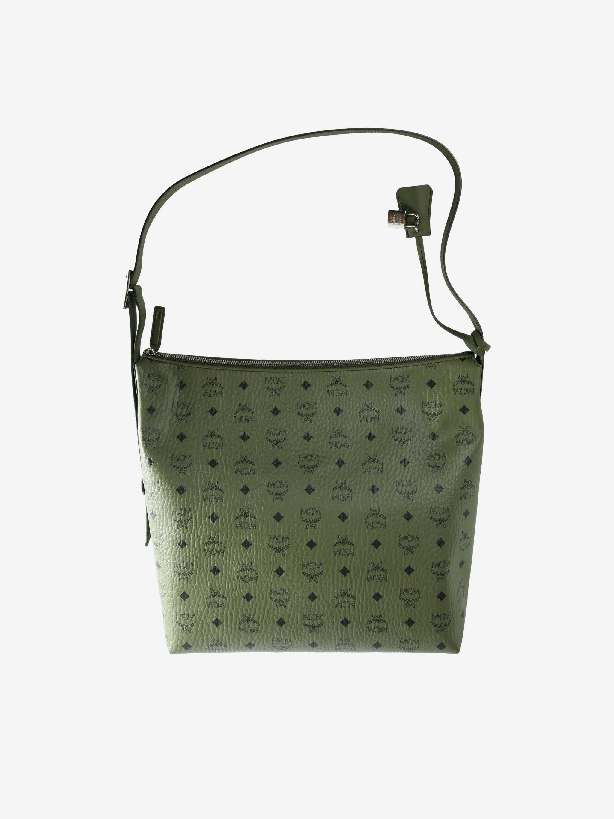 Green bag, front view