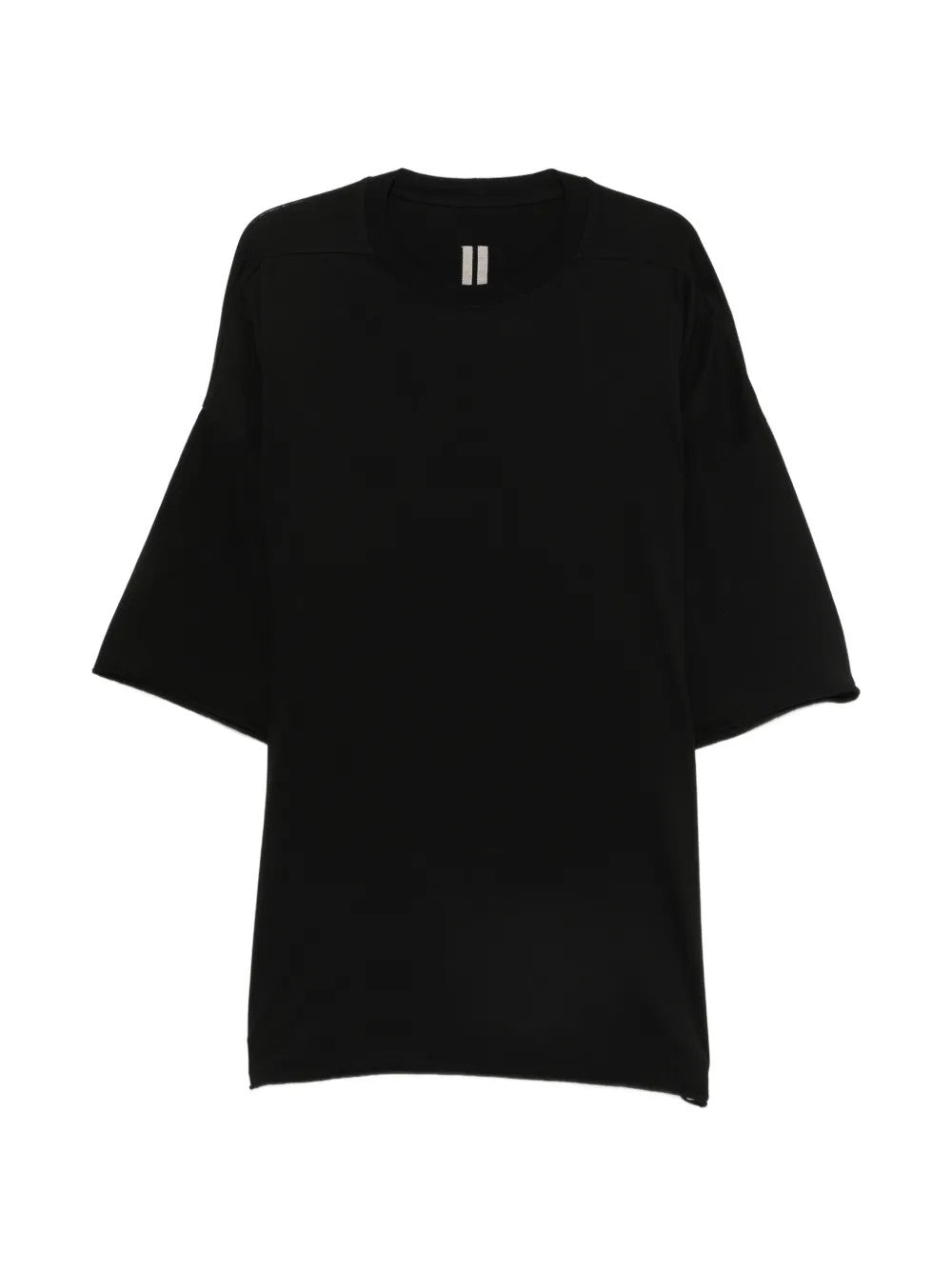 Black t-shirt, front view