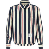Navy shirt, front view