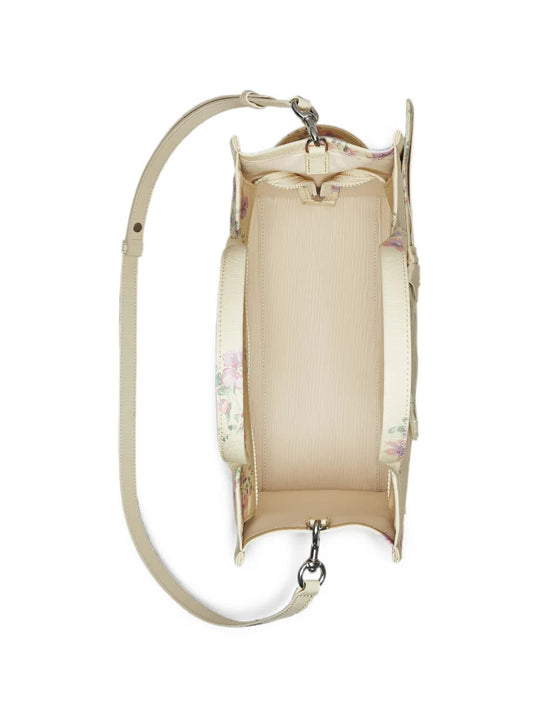 Tan bag, front view