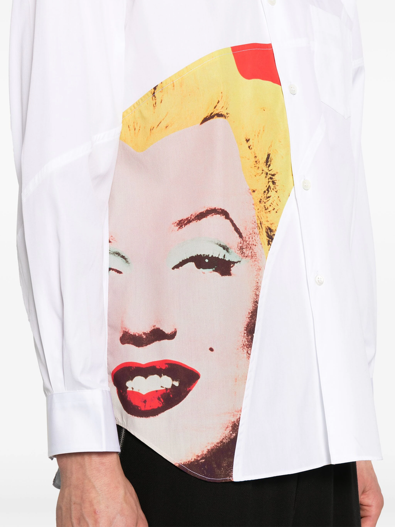 COMME DES GARCONS SHIRT Men Marilyn Monroe Graphic Shirt
