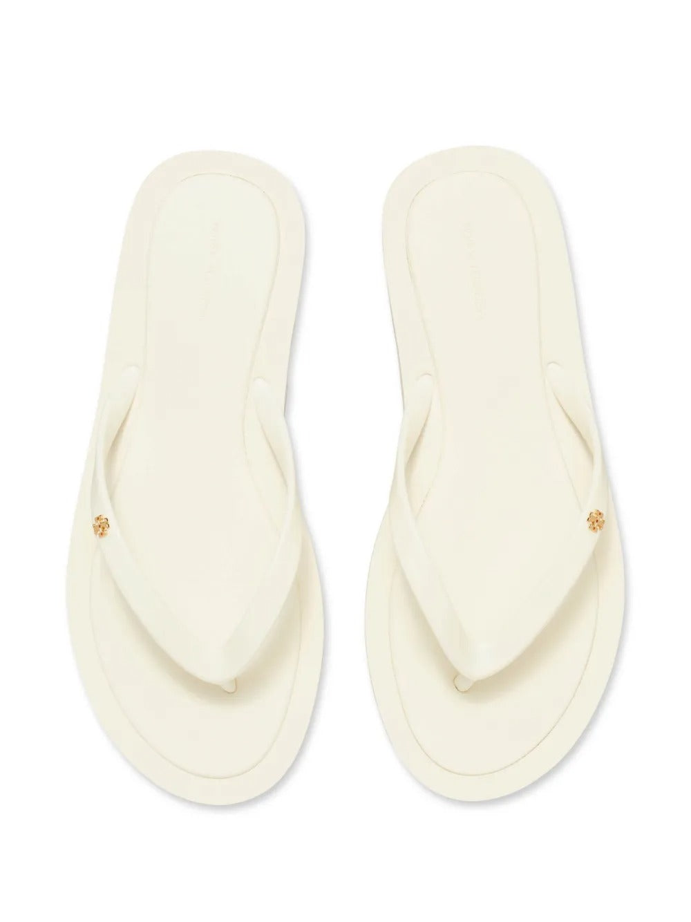 White sandal, top view