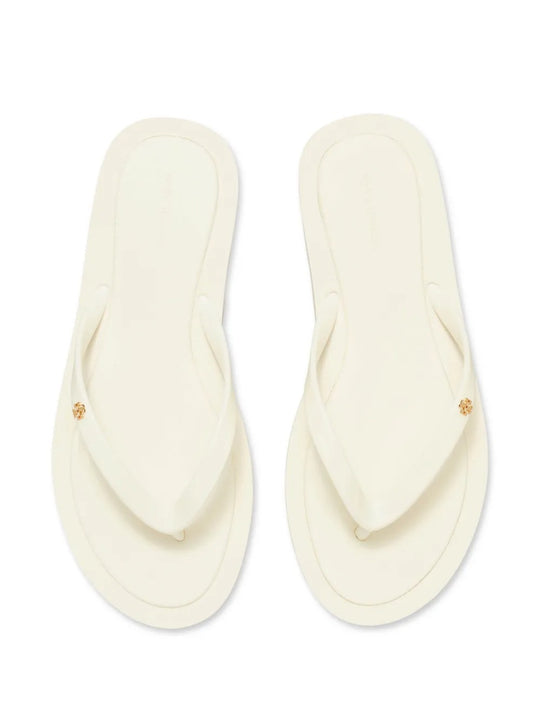 White sandal, top view