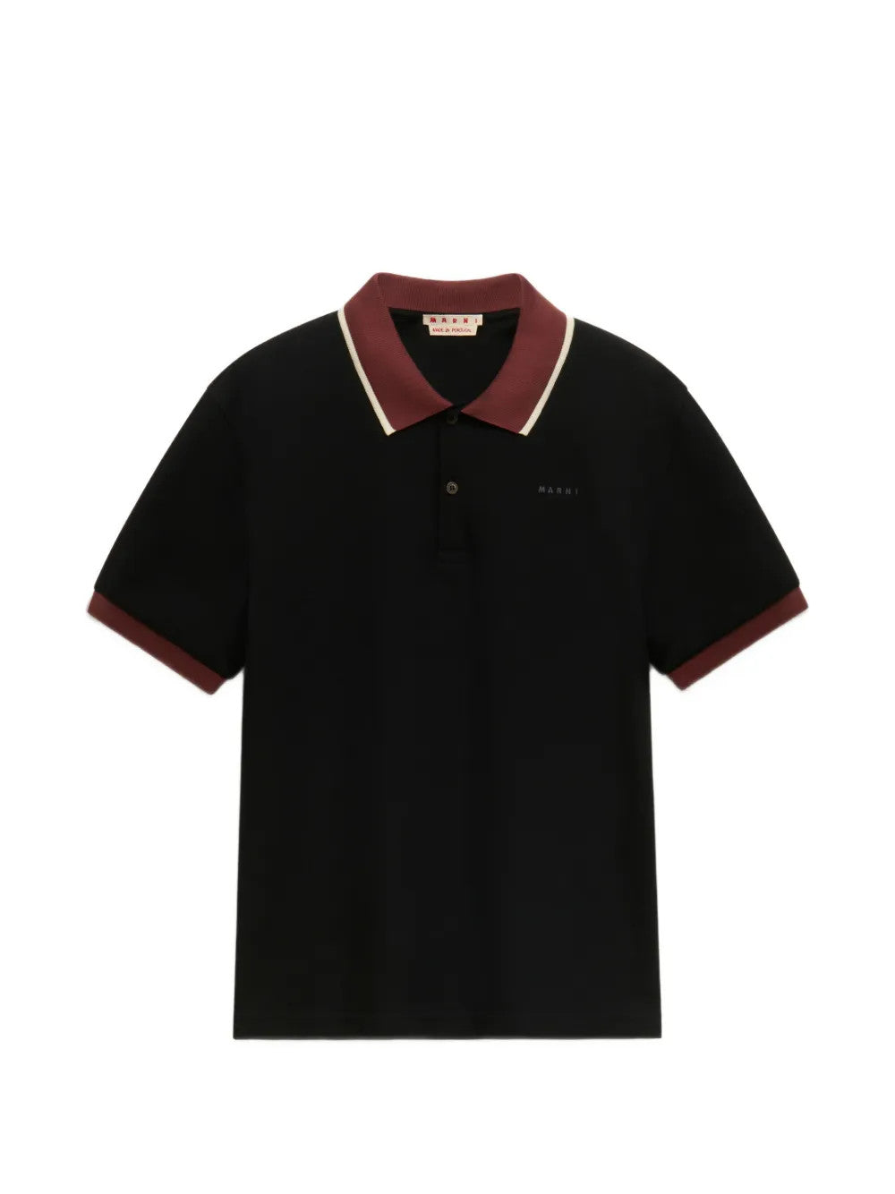 Black t-shirt, front view