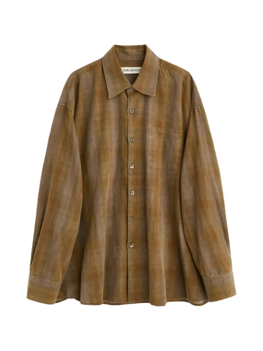 Brown shirt, front view