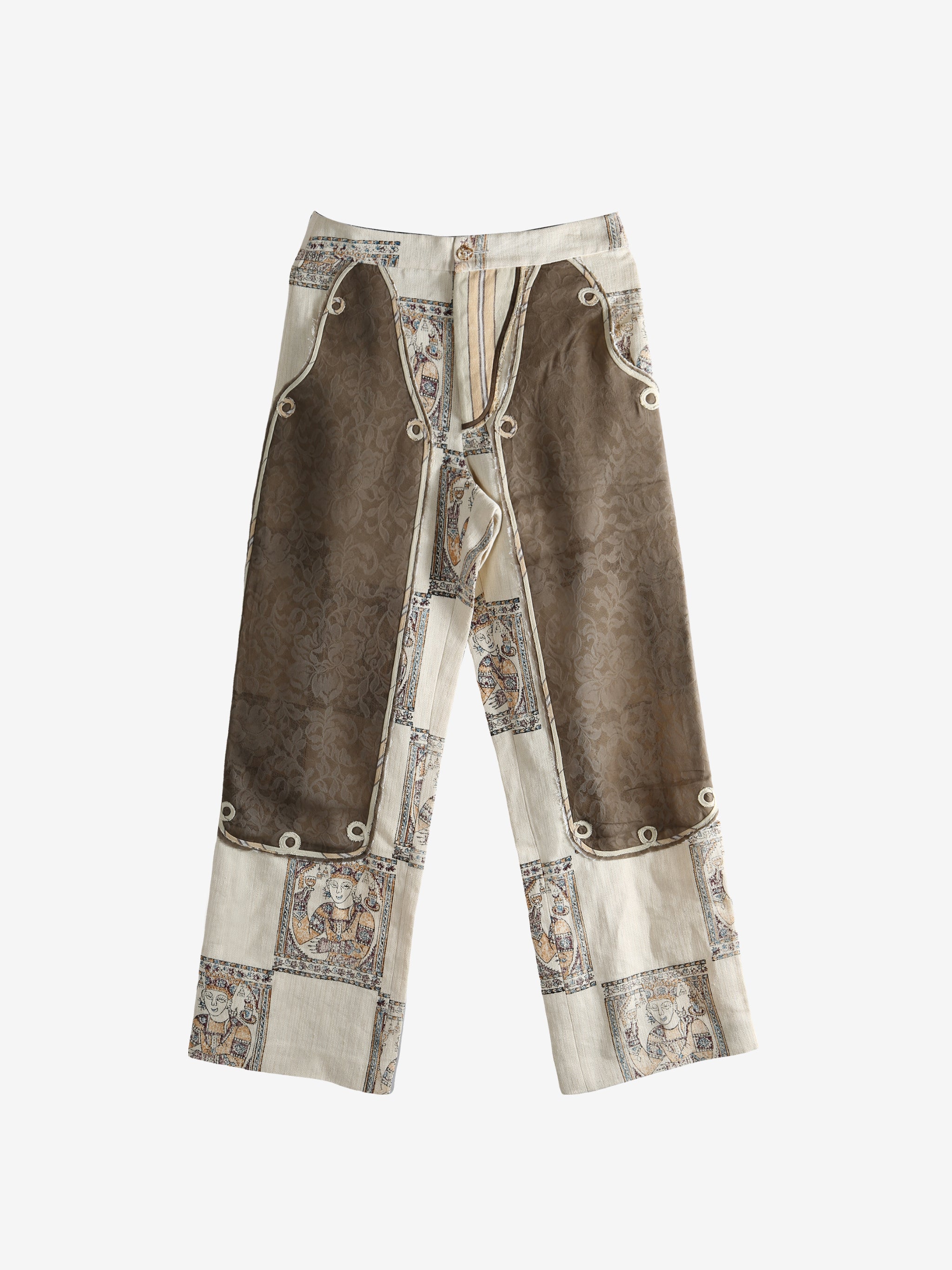 Grey pants, front view