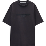 Black shirt, front view