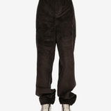 Brown pants, full body view