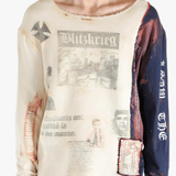 White knitwear worn by a person, showing the knitwear fit