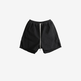 Black shorts, front view