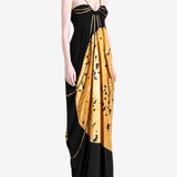 Yellow dress, full body view