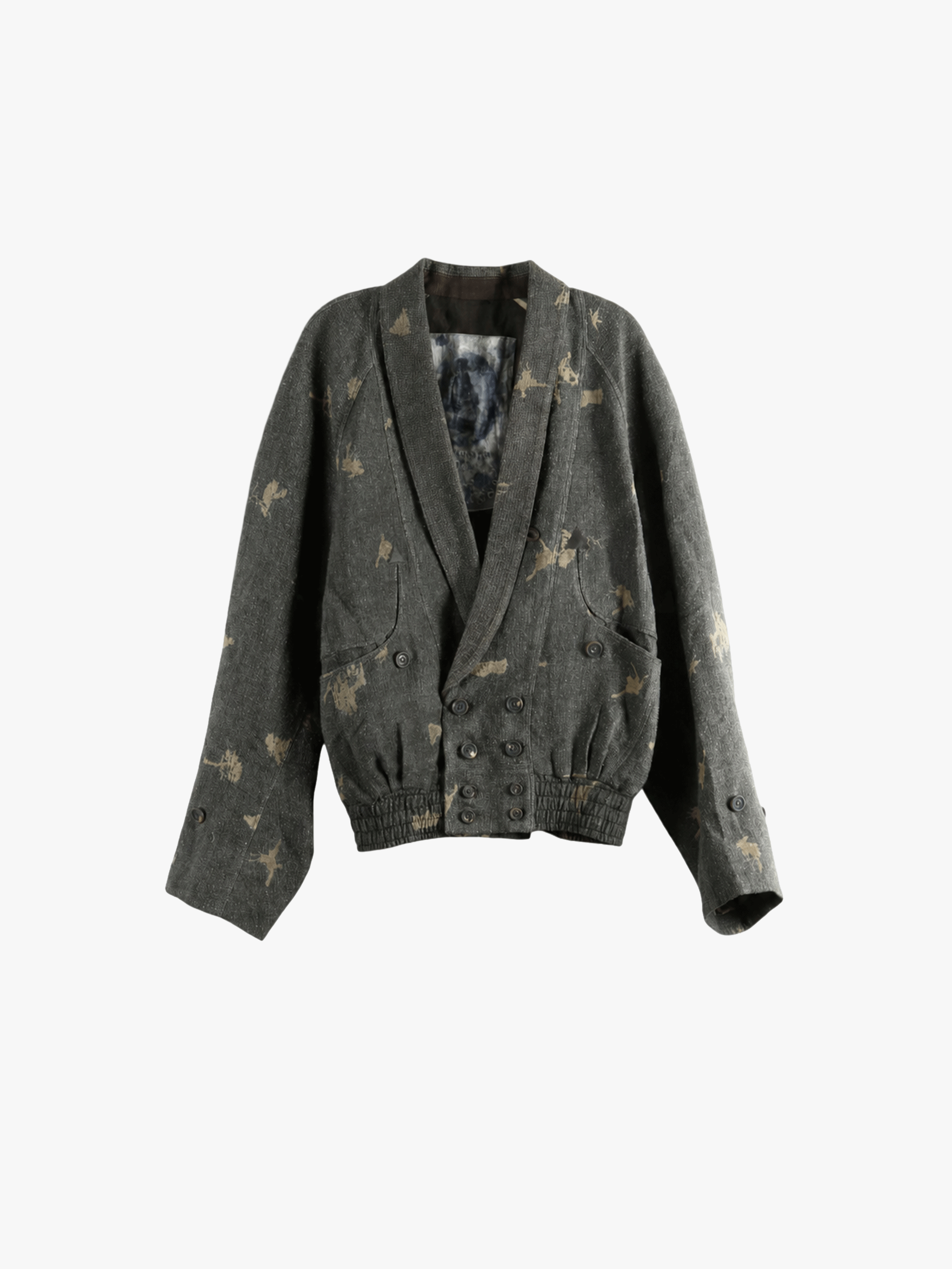 Grey jacket, front view