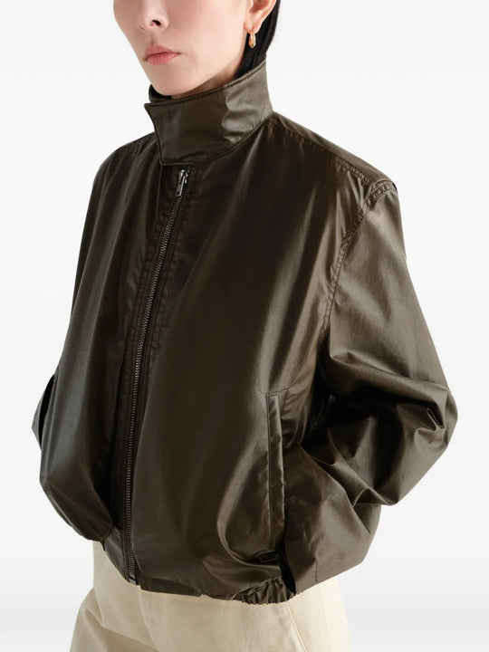Brown jacket, front view