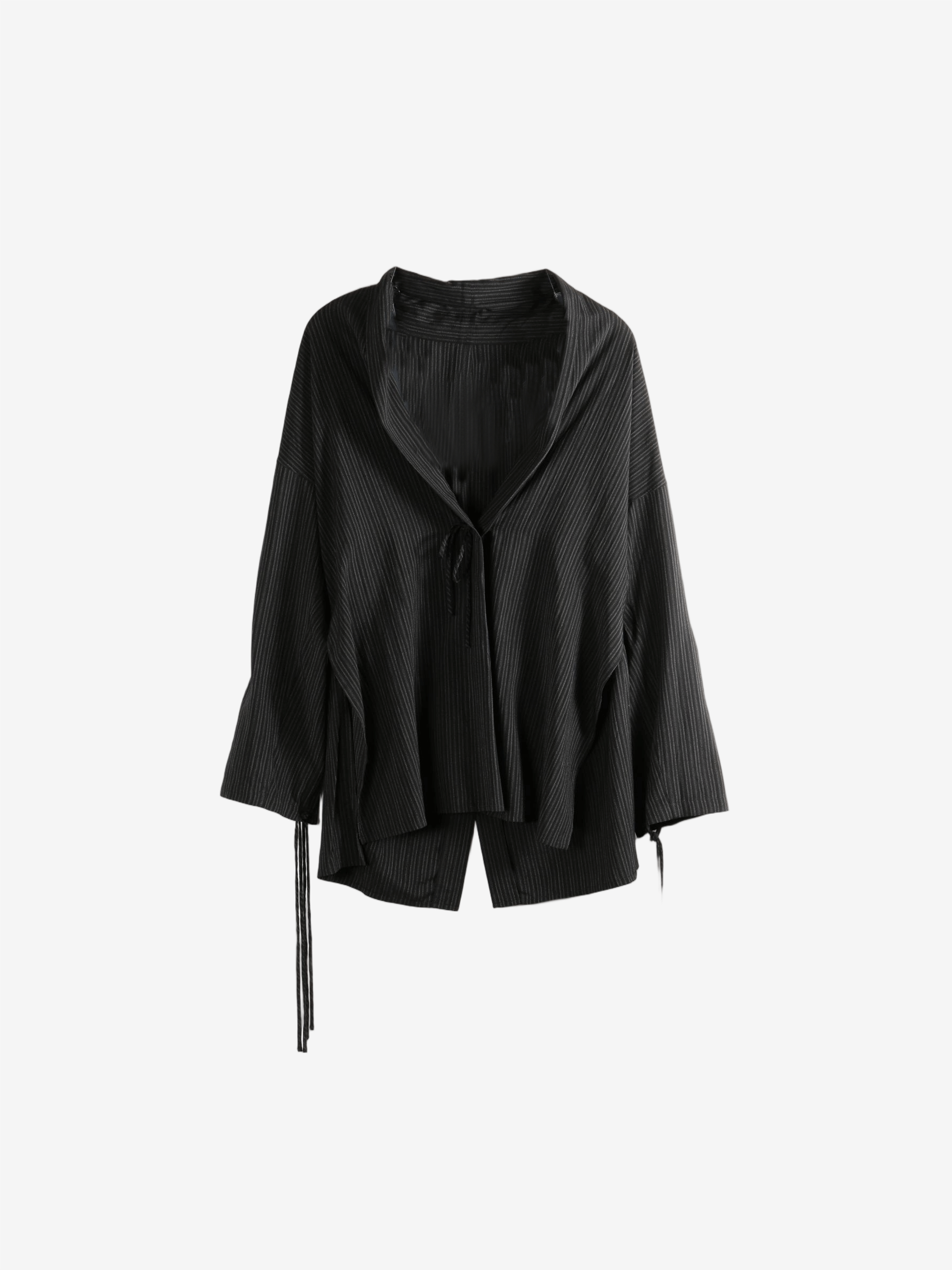 Black jackets, front view