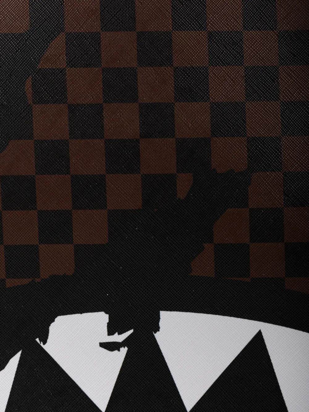 Close up of Black bag, showing detail