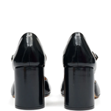 Black heel,back view