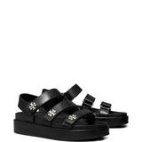 Black sandal, side view