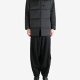 Black coat, full body view