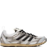 Grey sneakers, front view