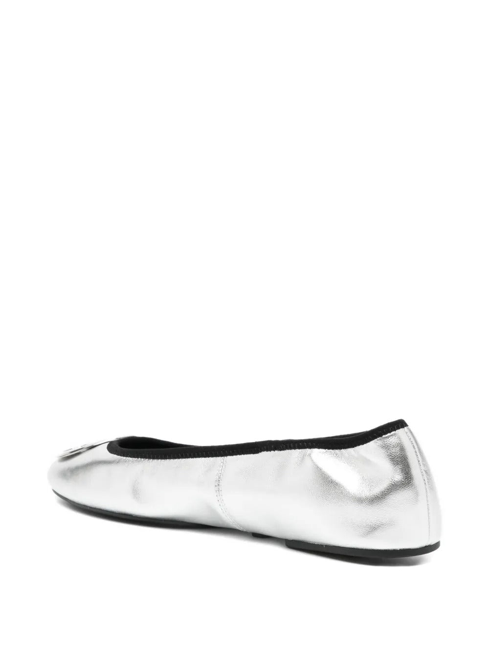 Grey sandals, back view