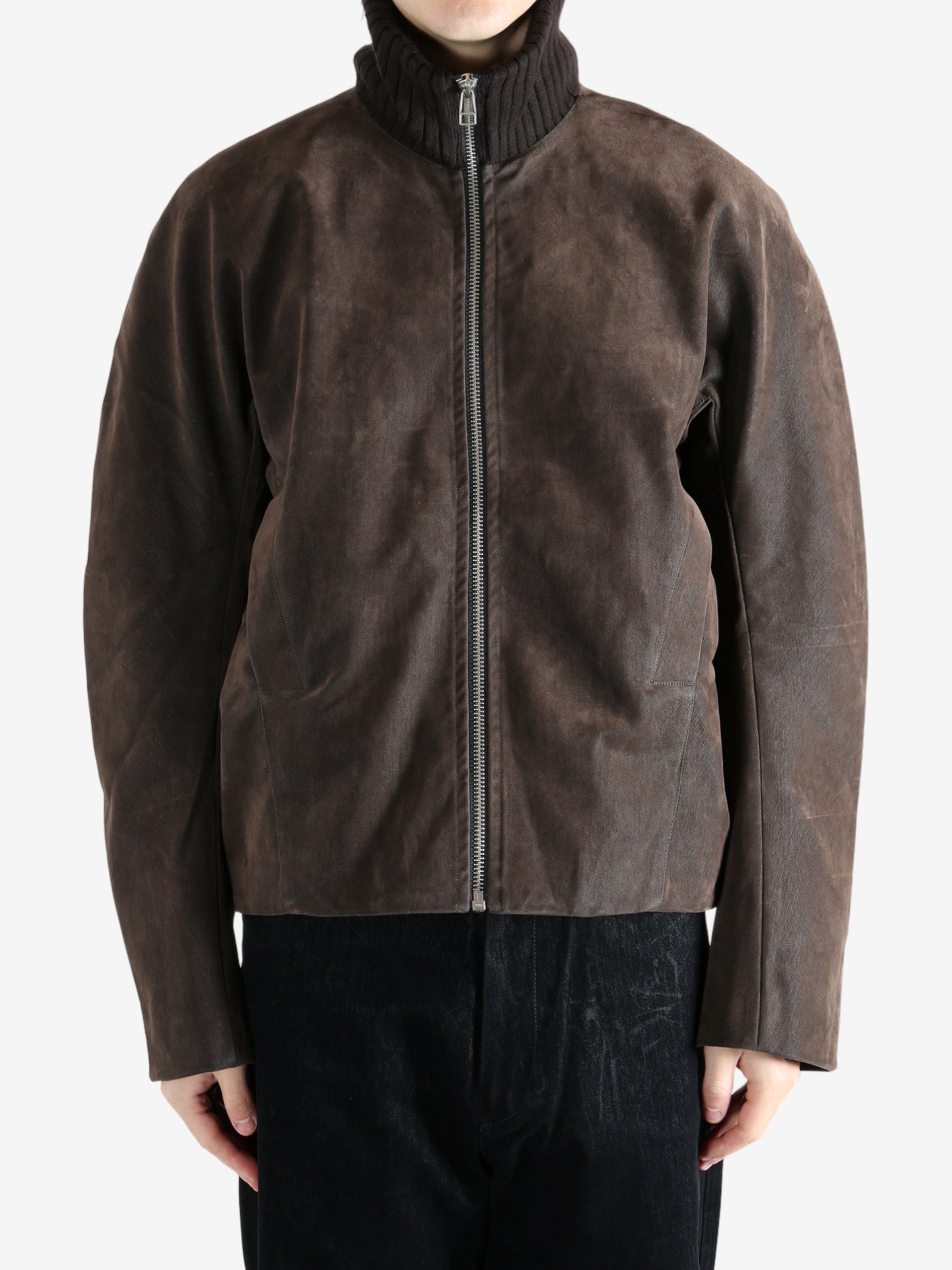 【OMAR AFRIDI】25AW PILOT BLOUSON BROWN 46 OMAR AFRIDI - Men Pilot Blouson – Atelier New York