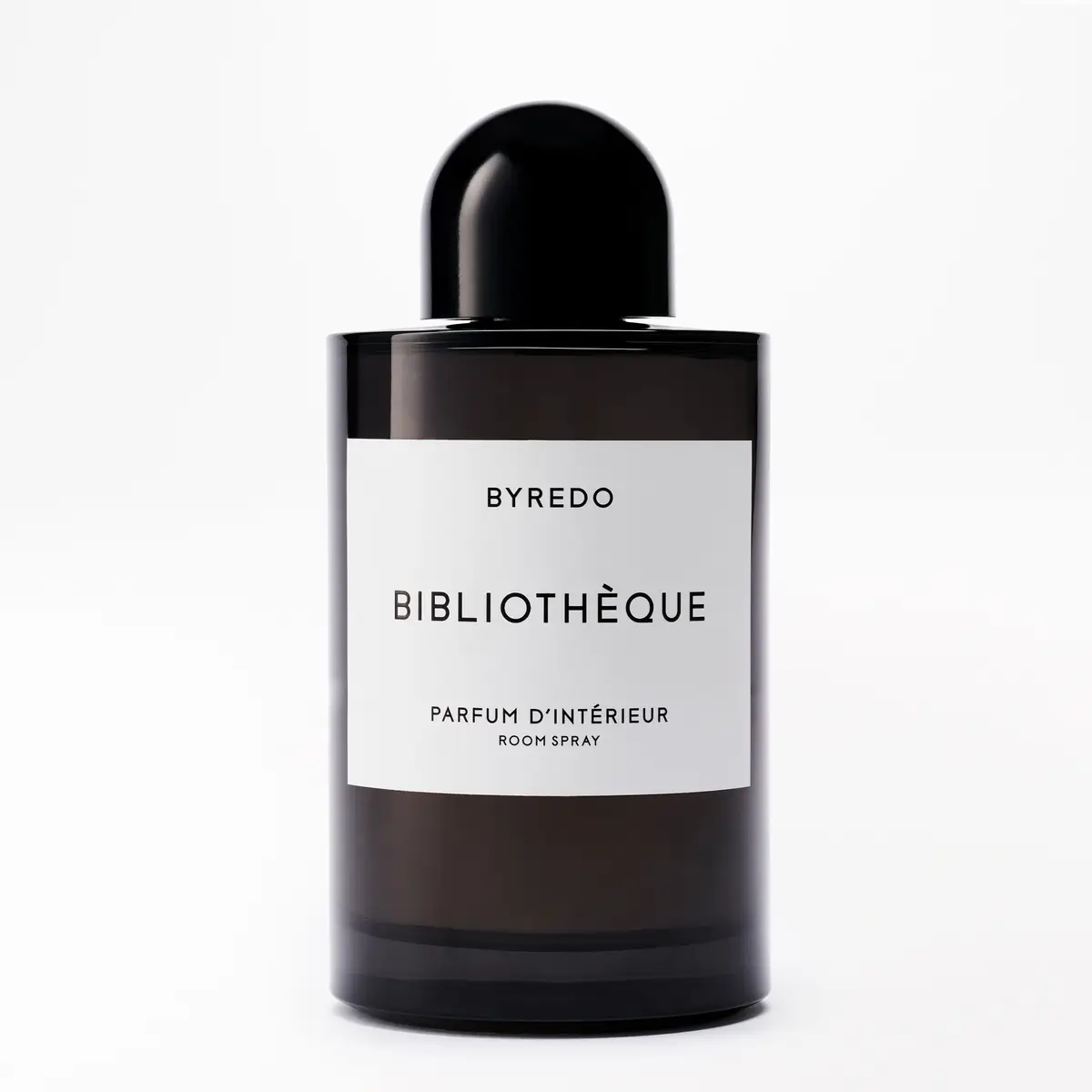 Black room spray, front view