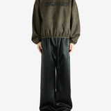 Brown sweatshirt, full body view